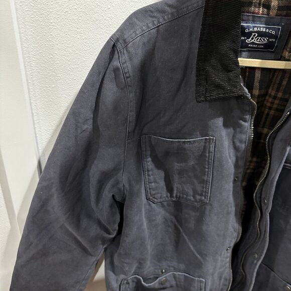 G.H. Bass & Co. Blue Military Field Jacket - Picture 16 of 16